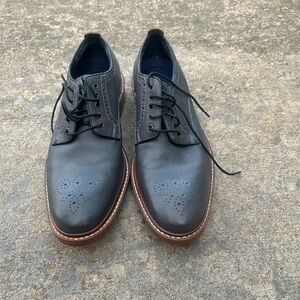 Men's Black Leather Dress Shoes